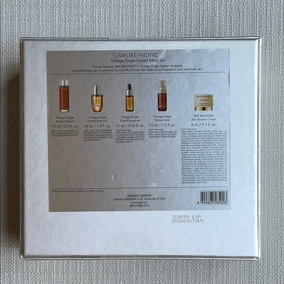 Amore Pacific Vintage Single Extract ritual Set sealed - Picture 4 of 10